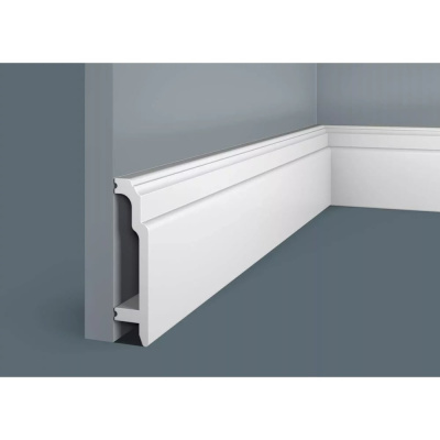 Плинтус Cosca decor PX003 102x24 мм, 2000 мм, экополимер
