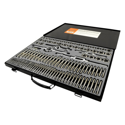 Набор метчиков и плашек WIEDERKRAFT WDK-DTM3110