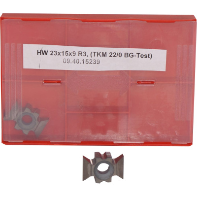 Кромочная пластина ILMA HW 23x15x9 R3, (TKM 22/0 BG-Test)