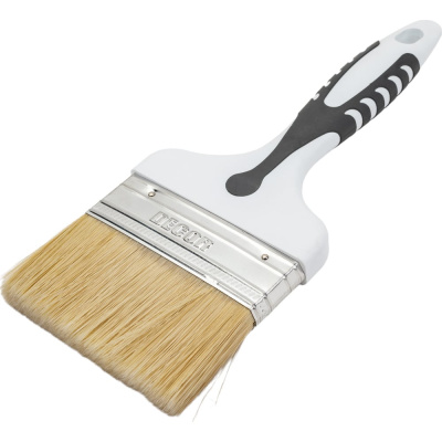 Кисть DECOR Black White универсальная 100х15мм, светлая смешанная щетина