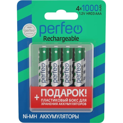 Никель-металлогидридные аккумуляторы Perfeo прекрасно работают в современных цифровых устройствах с большими токами