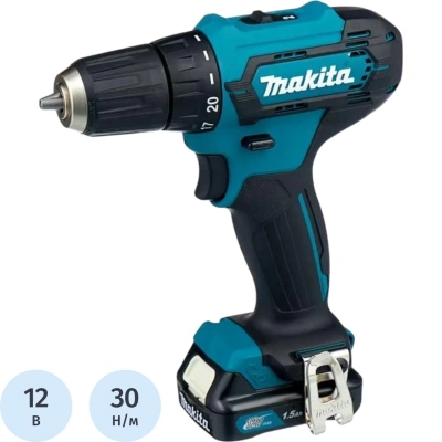 Аккумуляторная дрель Makita DF333DWYE