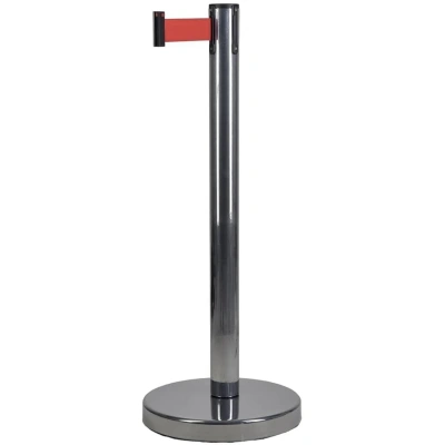 Стойка с лентой 5 метров TEH_BSLN-327635 CHROME RED