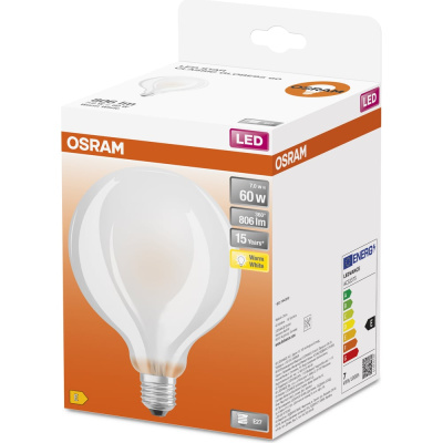 Светодиодная лампа Osram LEDSG9560 6.5W/827 230VGLFR E27 6x1
