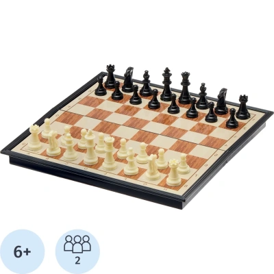 Настольная игра Магнитные шахматы 'Шахматы' из пластика, 24x24 см,2996845