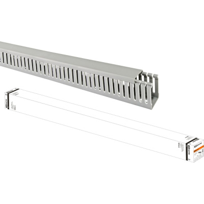 Перфорированный кабель-канал TDM ELECTRIC 25x40 мм, перфорация 4/6 мм, 40 м