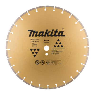 Сегментированный алмазный диск по бетону Makita