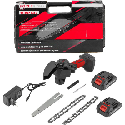 Аккумуляторная цепная пила Forcekraft FK-WT02F1230(56943)