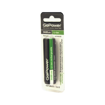 Аккумулятор GoPower Li-ion 18650 00-00015350