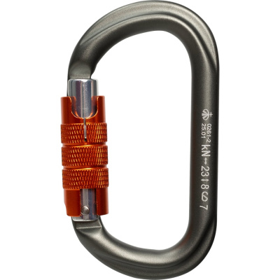 Карабин Vertical GRAY овал автомат (Keylock) ver 0261-2