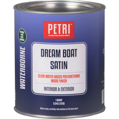 Полиуретановый лак Petri Dream Boat на водной основе полуматовый