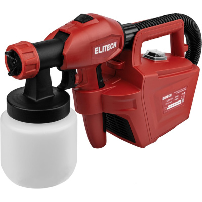 Краскопульт Elitech КЭ 0626П (600Вт, 0,8л/мин, 60DIN)