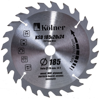 Пильный диск Kolner KSD 185х20х24Т