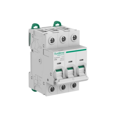Автоматический выключатель (АВ) Systeme Electric Systeme9 хар-ка C, 50 A, 3 P, 6 kA, 400 В