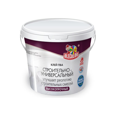 Строительно-универсальный клей ПВА OLECOLOR 10 кг