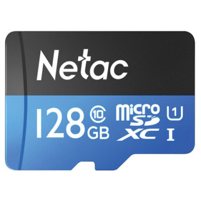 Карта памяти Netac P500 Standard MicroSDXC 128GB U1/C10 up to 90MB
