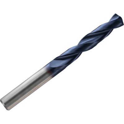 Сверло твердосплавное Drill, 5XD с покрытием TiАIN, 2.8x4х21x57 мм New Century