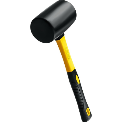 Чёрная резиновая киянка STAYER 450 г