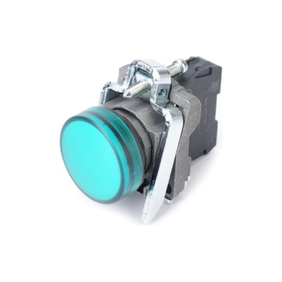 Лампа светосигнальная Systeme Electric d22мм 230-240В AC зеленый, в сборе SE SB4BVM3