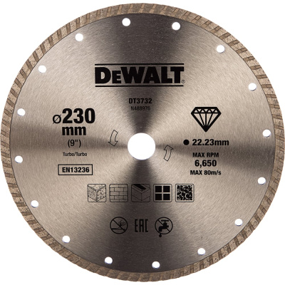 Алмазный диск Turbo DeWalt DT 3732