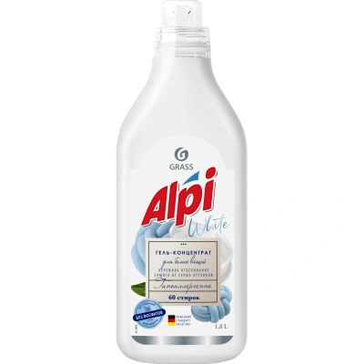 Гель для стирки ALPI white gel конц для белых вещей 1,8л