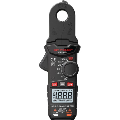 Токовые клещи цифровые КВТ PROLINE КТ 200D