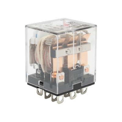 Промежуточное реле Dekraft ПР-102, 3 конт., LED, 10 А, 380 В, тип AC