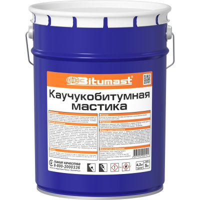 Каучукобитумная мастика, 5 л Bitumast