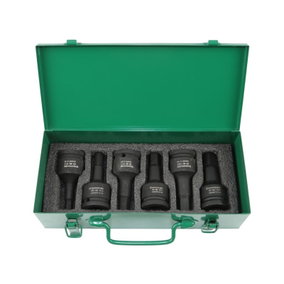 Набор ударных шестигранников GARWIN 3/4" HEX 6 пр. 12-24 мм, 100 мм