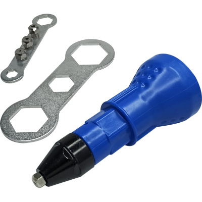 Насадка для шуруповерта заклепочник шестигранный хвостовик vertextools