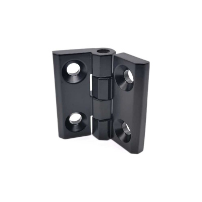 Петля листовая Русские замки RZP 399-4 с отверстиями (60x60мм, чёрная) 4 шт, 102