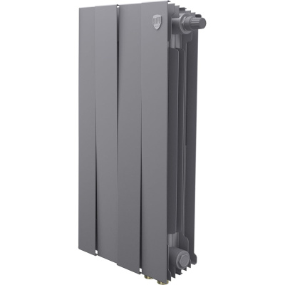 Радиатор биметаллический ROYAL THERMO PianoForte 500 Серебристый VR80 - 4 секц.