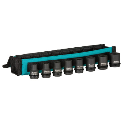 Набор ударных торцовых головок Makita Impact Black 1/2, 8 шт (8,10,12,13,14,17,19,21 мм)