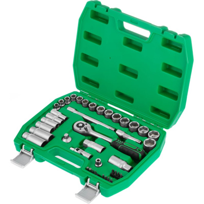 Набор инструментов INTERTOOL 39 ед, 3/8" Cr-V