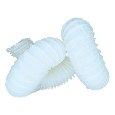 Гибкий полимерный воздуховод DEC International PVC White 160 мм, 10 м