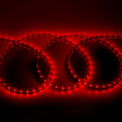 Лента светодиодная General Lighting Systems GLS-5050-60-14.4-220-IP67-R цвет свечения красный 60диод/м 14