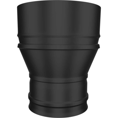 Переходник Металлик и Ко с конусом 100x115, AISI 430 0.80, RAL 9005, терм. о