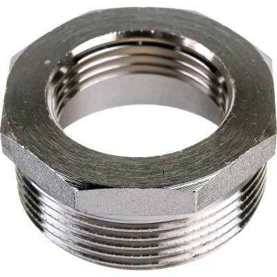 Футорка STI 1 1/2" x 1" никелированная