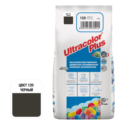Затирка для швов MAPEI ULTRACOLOR PLUS №120