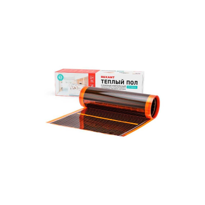 Пленочный теплый пол REXANT Extrema 220 В, 2 м², 0.5x4 м, 440 Вт