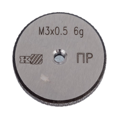 Калибр-кольцо М 3x0,5 6g ПР