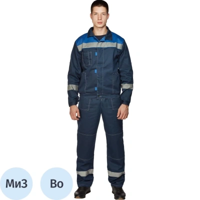 Костюм лет муж (куртка, бр) л20 син/вас 96-100/170-176 (Арсенал-СП)