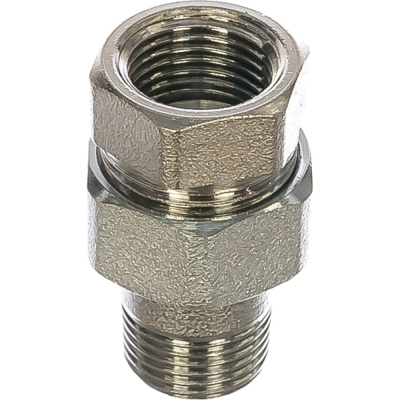 Прямой трехсоставной фитинг FAR 1/2" ВР-американка FC 5150 12 - соединительный элемент для стальных труб, который