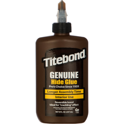 Протеиновый клей, эффект состарившегося дерева Titebond Liquid Hide Glue 5013 - надежный помощник для мастера в области