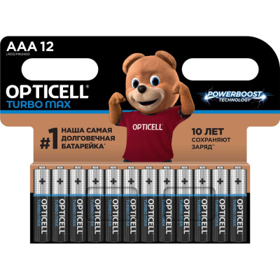 Батарейки OPTICELL Turbo Max AAA 12 шт