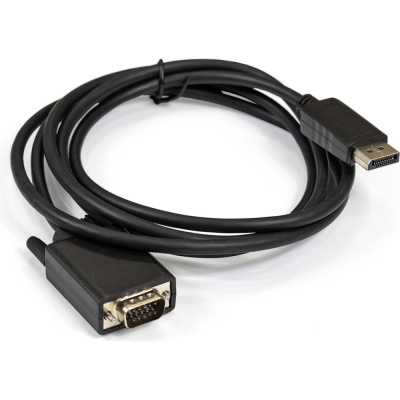 Кабель ExeGate DisplayPort-VGA EX-CC-DPM-VGAM-1.8 20M 15M, 1,8м, позолоченные контакты, экран