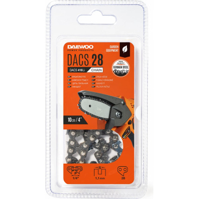 Цепь пильная DAEWOO DACS 28 для пилы аккумуляторной DAEWOO DACS 416Li