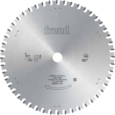 Пильный диск по стали 255x2.4x25.4 мм, Z60 Lu6A 1000 Freud Lu6A 1000