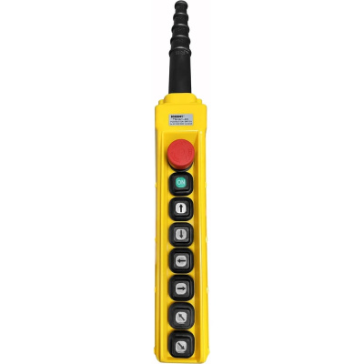 Пульт управления OCALIFT 6 кнопок 1 скорость, стоп, старт, для кран балки, IP55 TNHA1-63