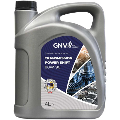 Масло трансмиссионное GNV Transmission Power Shift 80W-90, GL-4/GL-5, 4 л